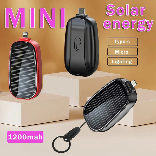 Încărcător Solar Portabil de Buzunar