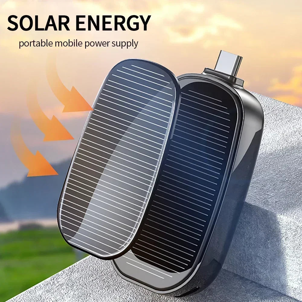 Baterie externă solară și portabilă de buzunar