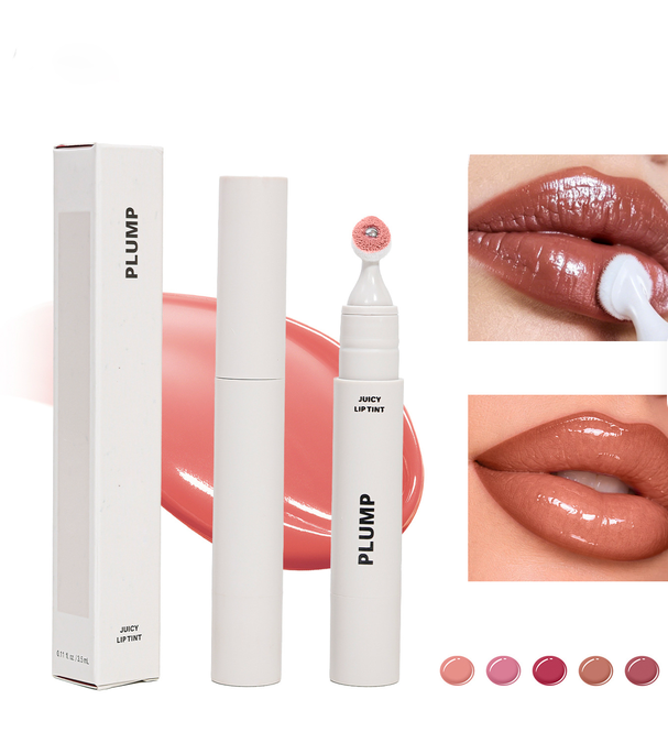 Gloss hidratant pentru buze cu aplicator metalic