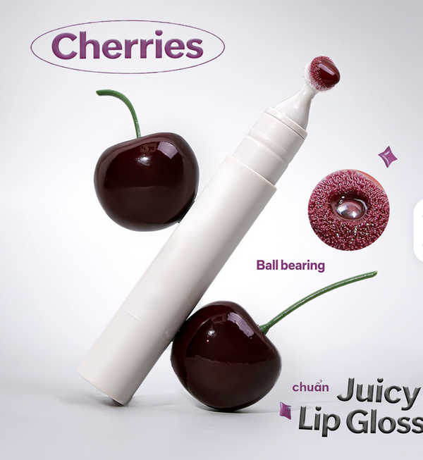 Gloss hidratant pentru buze cu aplicator metalic